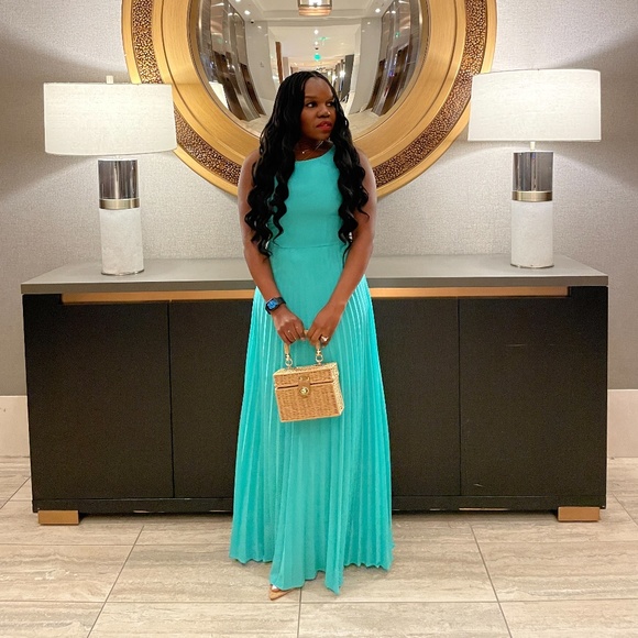 COPY - Pleated Maxi Dress - Picture 2 of 2